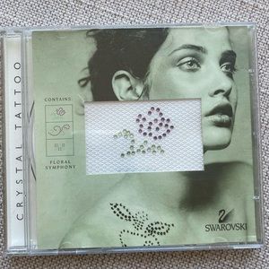 Swarovski Crystal, set of 2 unused individual tattoos, body jewelry unsealed box